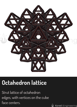 Octahedron lattice