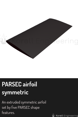 PARSEC airfoil symmetric