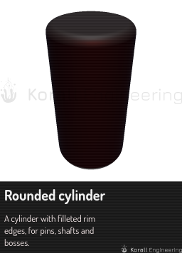 Rounded cylinder