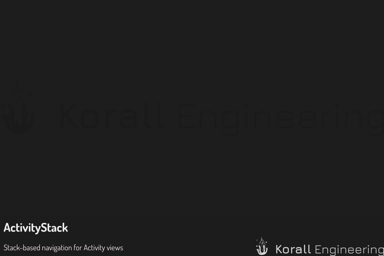 ActivityStack in default mode