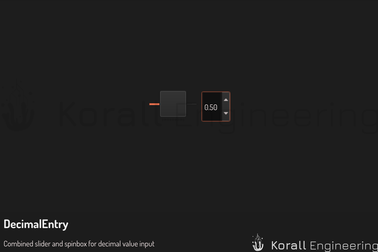 DecimalEntry in default mode