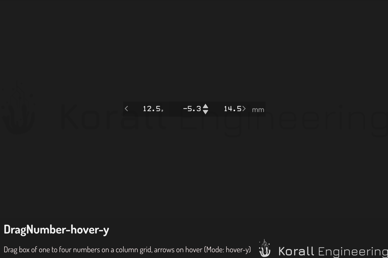 DragNumber in hover-y mode