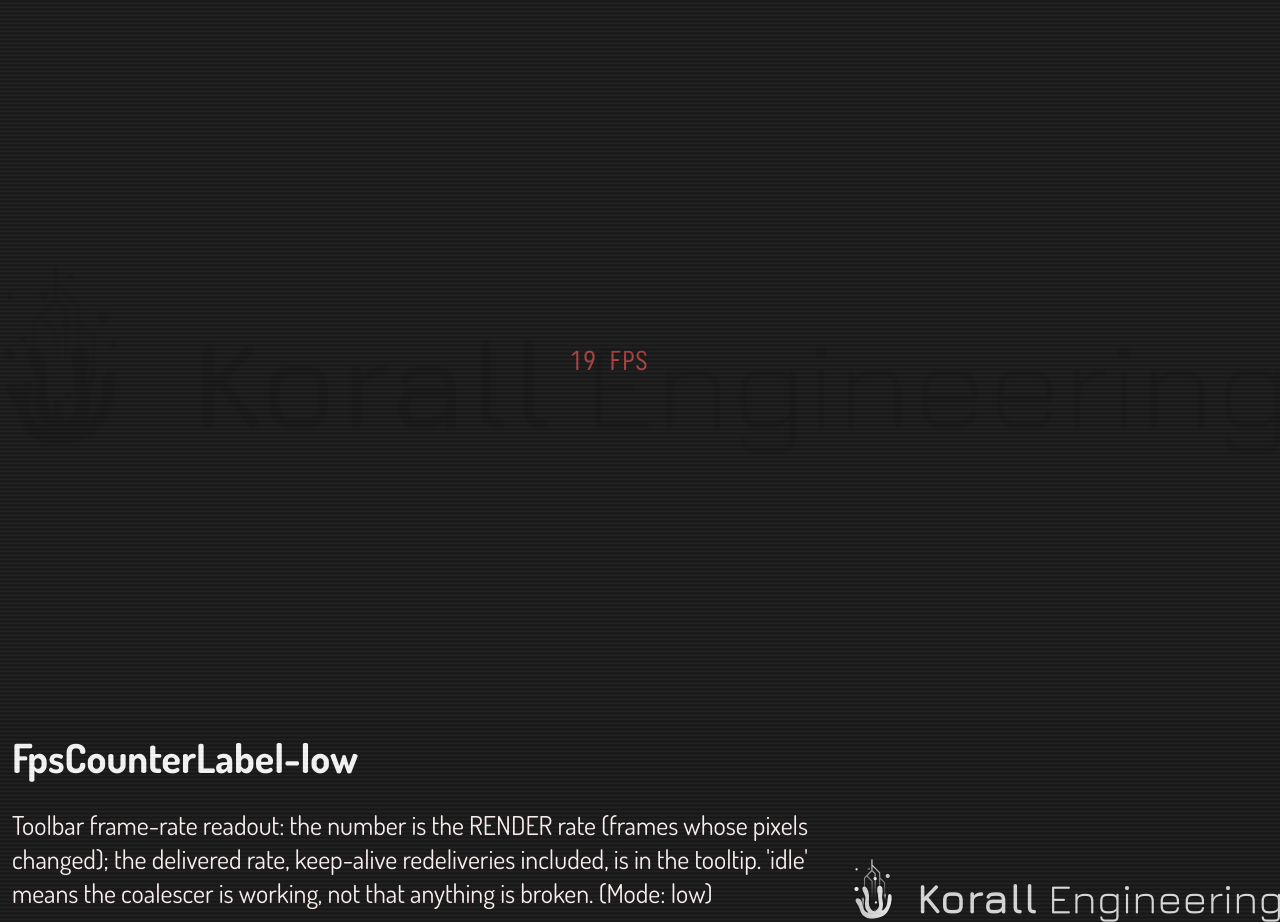 FpsCounterLabel in low mode