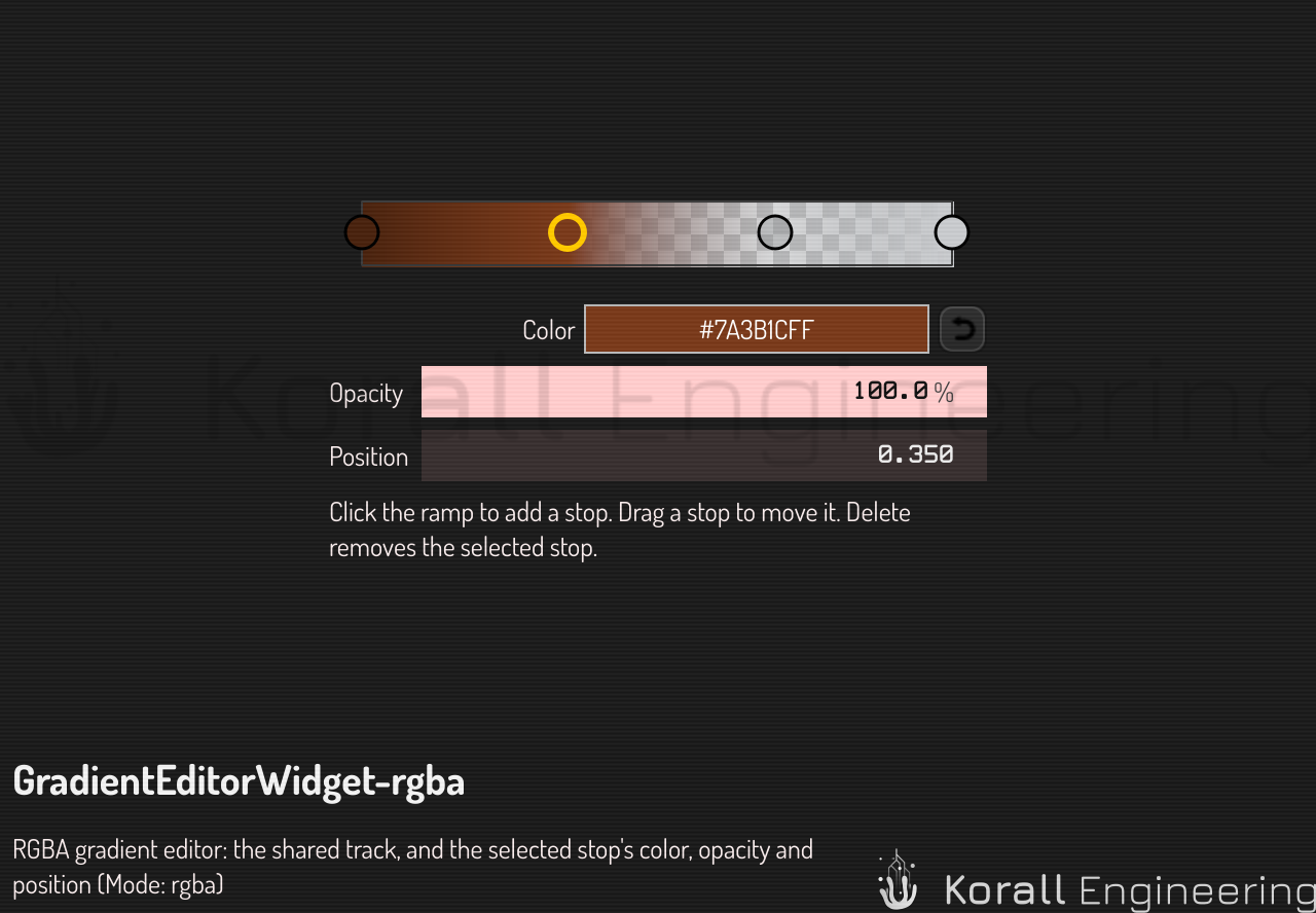 GradientEditorWidget in rgba mode