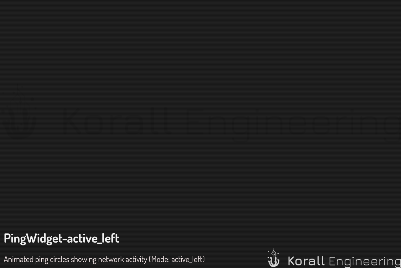 PingWidget in active_left mode