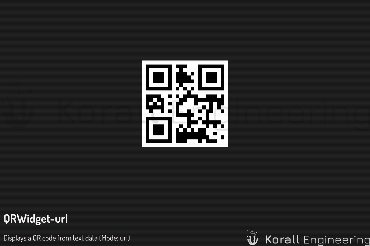 QRWidget in url mode