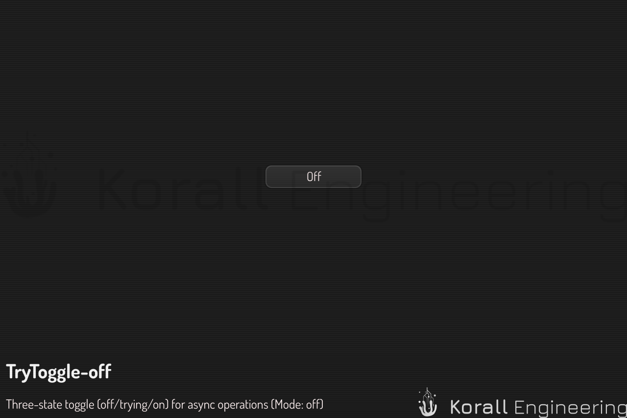 TryToggle in off mode