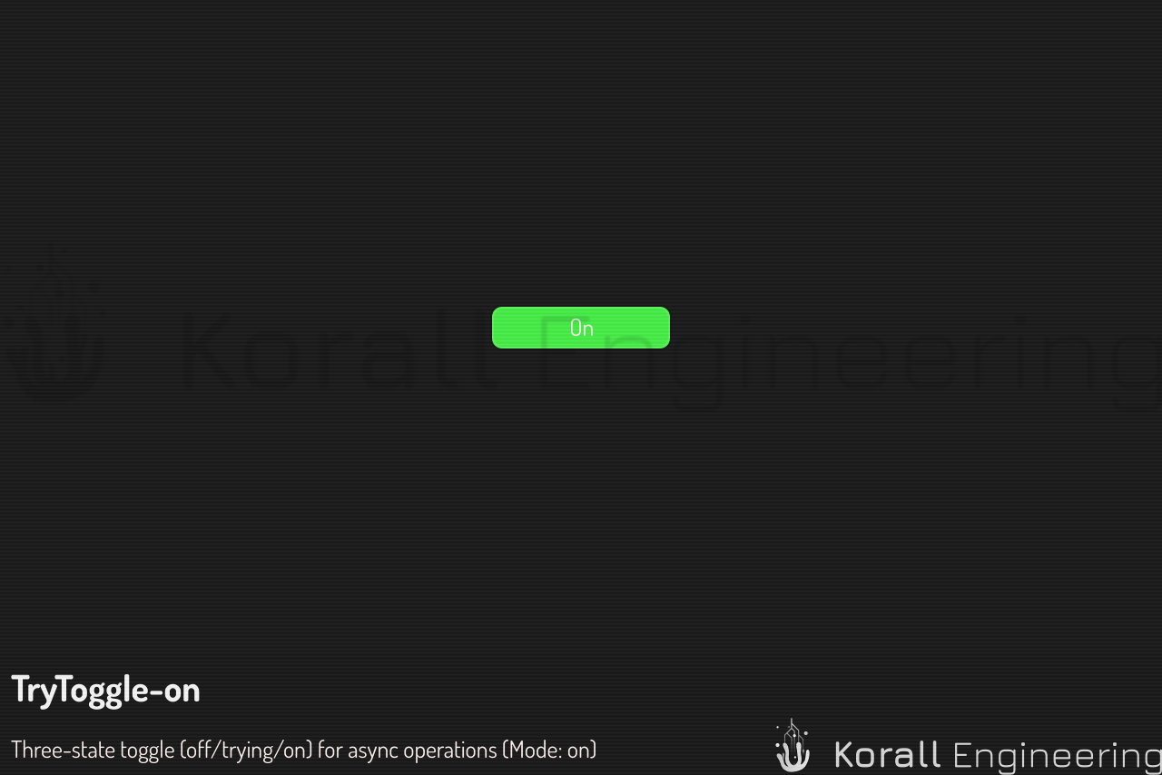 TryToggle in on mode